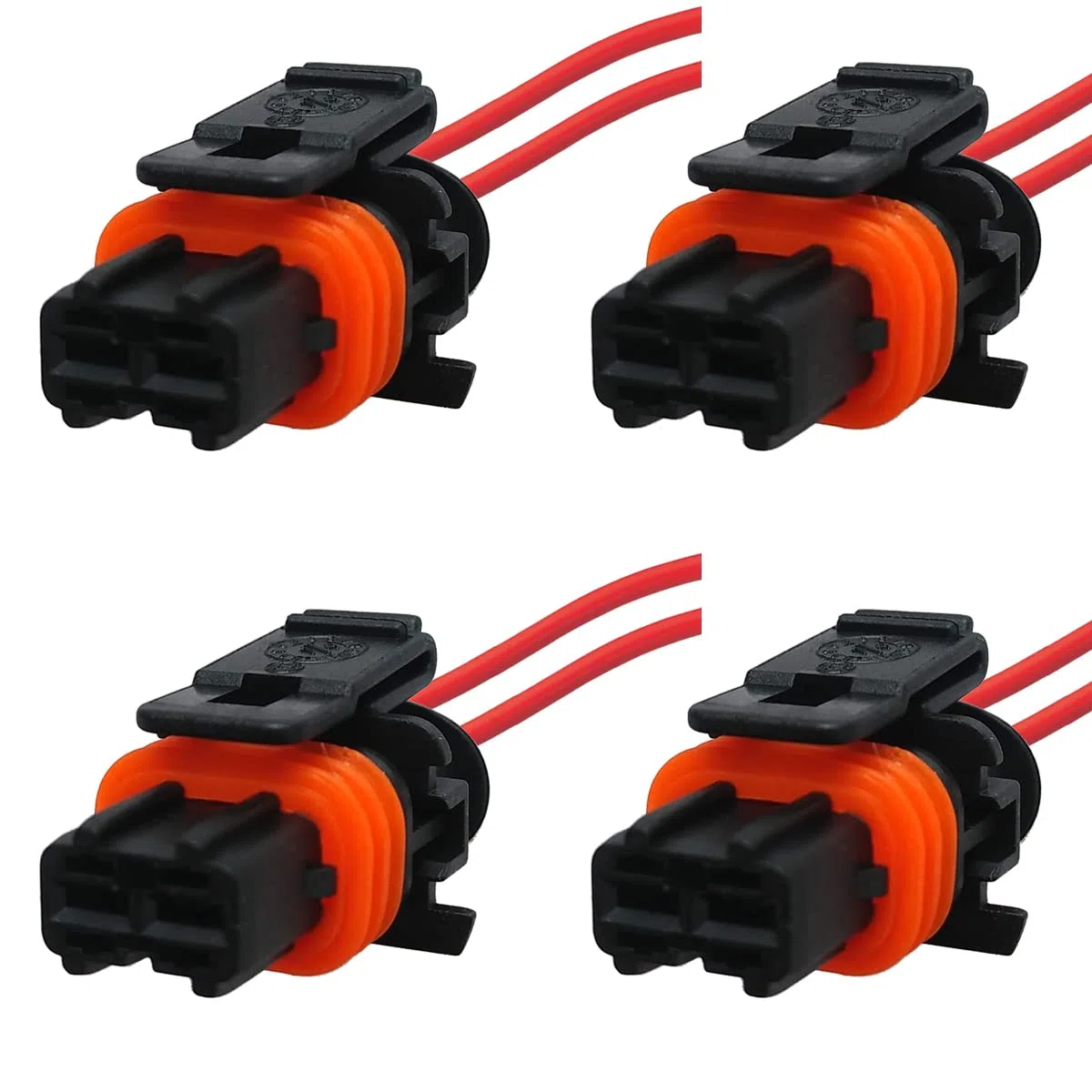 coche para conector - inyectores diesel - bosch djb7026y-3.5-21 without border (4 x female) con cable 1928404072, 1 928 404 072, 1928403137, 1 928 403 137, 4668588