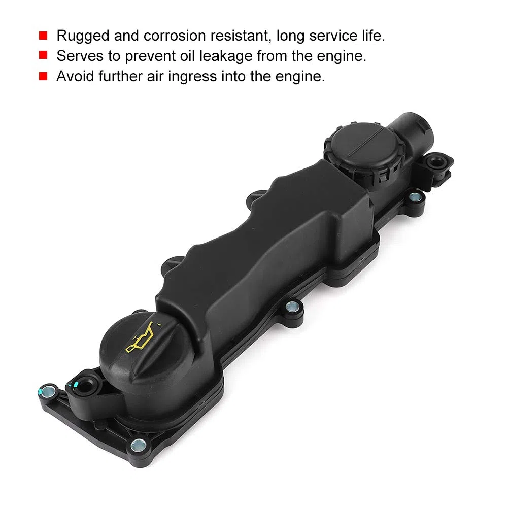 VOBOR Tapa de La Válvula, Tapa de Válvula de Motor con junta tapa balancines para 1.6 HDI Berlingo C2 C3 C4 C5 Xsara 0248L1