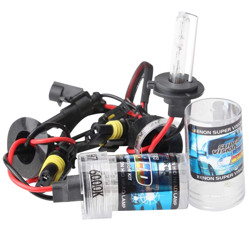 2 Unids Super Brillante H7 HID Xenon Kit de Conversión + 55W 12V Slim Ballast 6000K