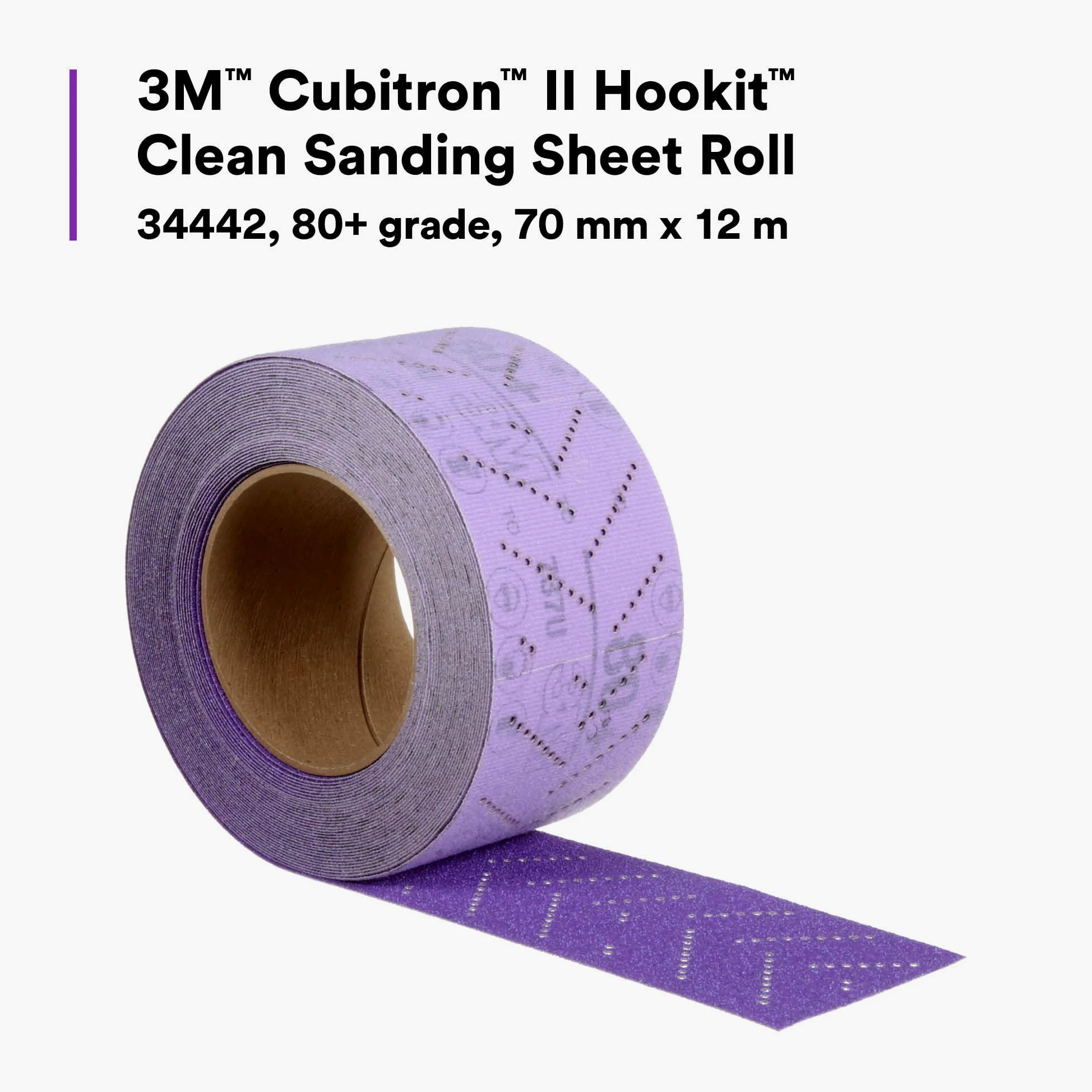CUBITRON II Hookit limpiar hoja de lija rollo