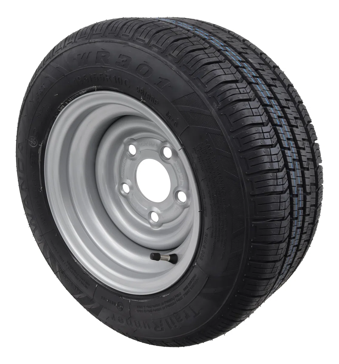 Rueda completa 195/55 R 10C 98/96N LK112x5 Neumático de remolque M+S 195 55 R10C Rueda de remolque Neumático 112 x 5