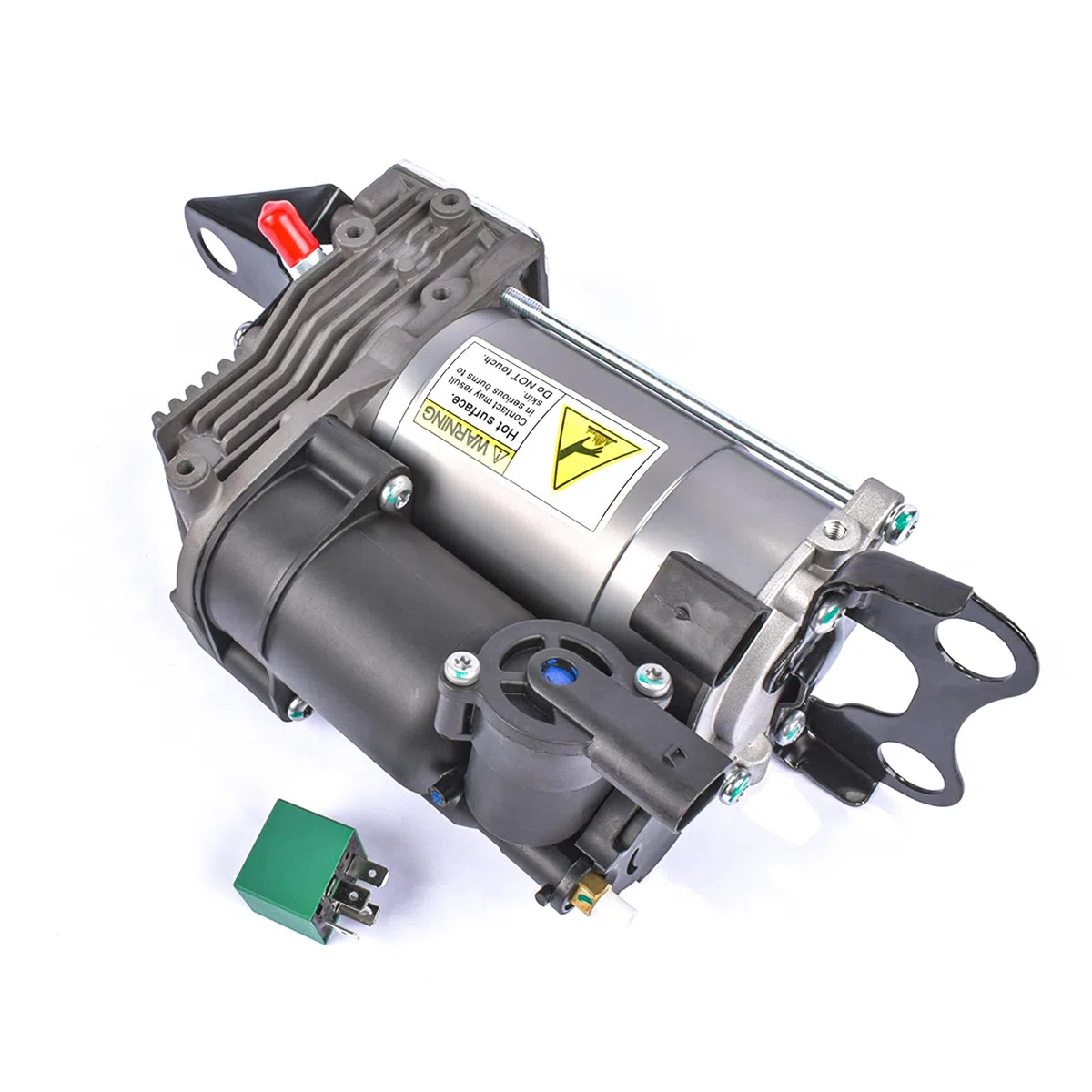 Compresor de suspensión neumática de nivelación W/Mount Compatible con 2004-2010 Serie 5 E61 520d 520i 523i 525i 530i 525d 535d 545i M5 37206792855 37106793778 Huiruhy