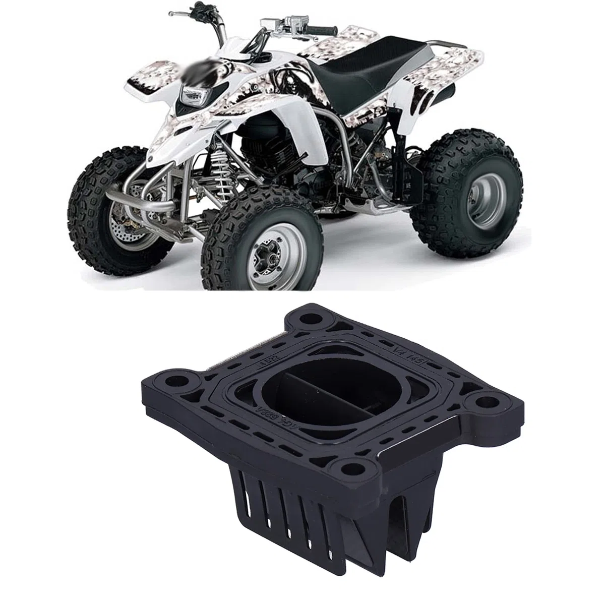 Reemplazo de Válvula de Lengüeta ATV paraYFS200 Blaster VForce4 V4145 Tecnología Compuesta Avanzada Montaje sin Tornillos Mayor Tiempo de Servicio Rendimiento Superior Más