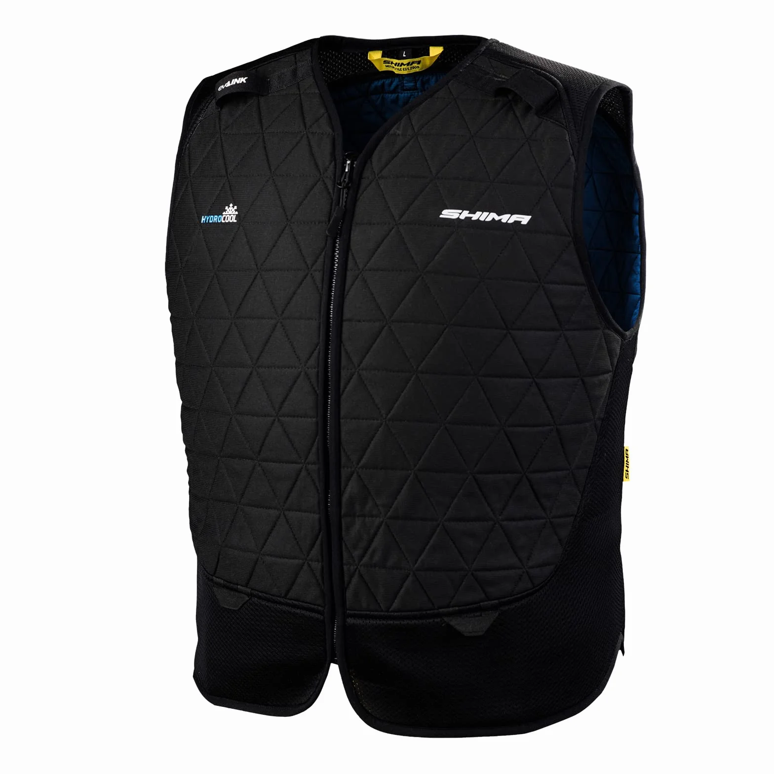 SHIMA HYDROCOOL - Chaleco de Moto Ultraligero y Refrigerante Fabricado en Polímero HyperKwel. Hasta 8 horas de Efecto Refrigerante | Compatible con las Chaquetas SHIMA