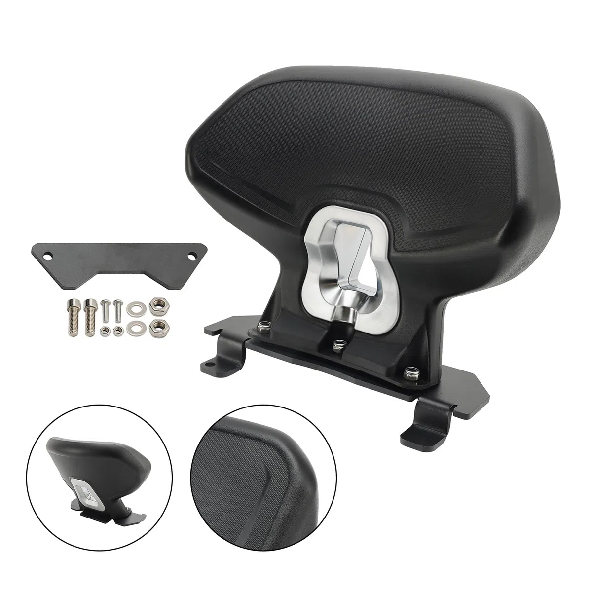 Topteng Passenger Sissy Bar Backrest Apto para BMW C400X 2018-2023 with Original handrails, Need Original Tailstock