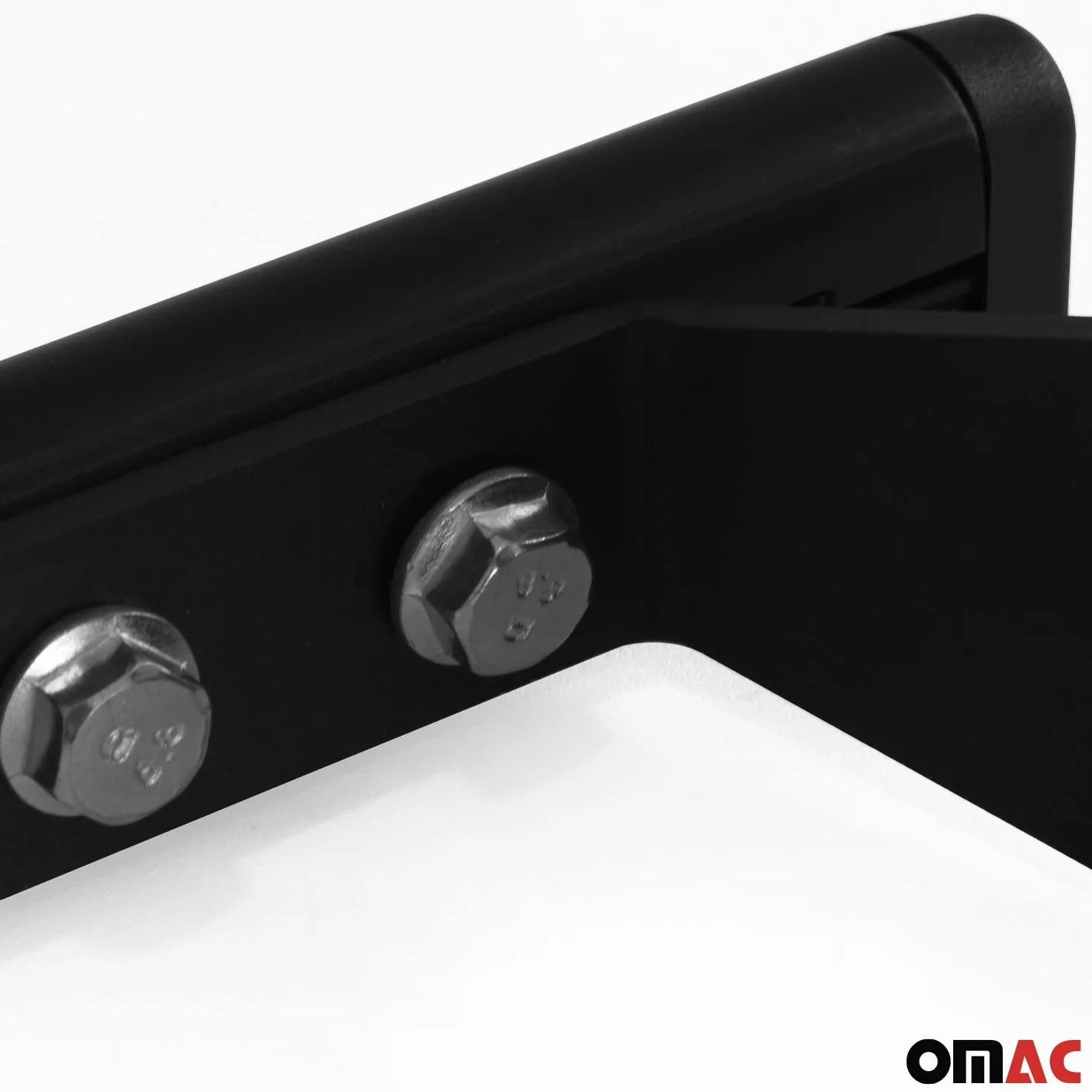OMAC Heavy Duty Barras de Techo Transversales Compatibles con Ford Transit Connect I 2003-2013 – 2 Stangen – Acero Negro