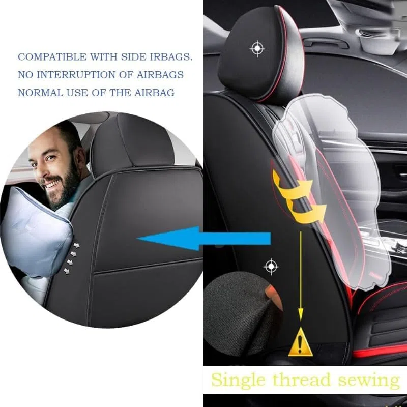 Asientos Fundas Asientos Coche Cuero, para Peugeot 3008 GT Line 2019-2021 Impermeables Juegos De Cubreasientos Interior Accesorios