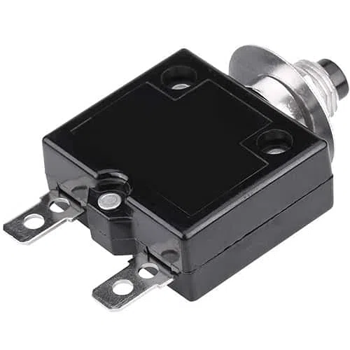 AUTOZOCO Disyuntor de Circuito, Interruptor Térmico de Reajuste Manual, Protector de Sobrecarga, Interruptor Térmico de Reinicio Opcional, 125-250V CA 50Vdc (10A)