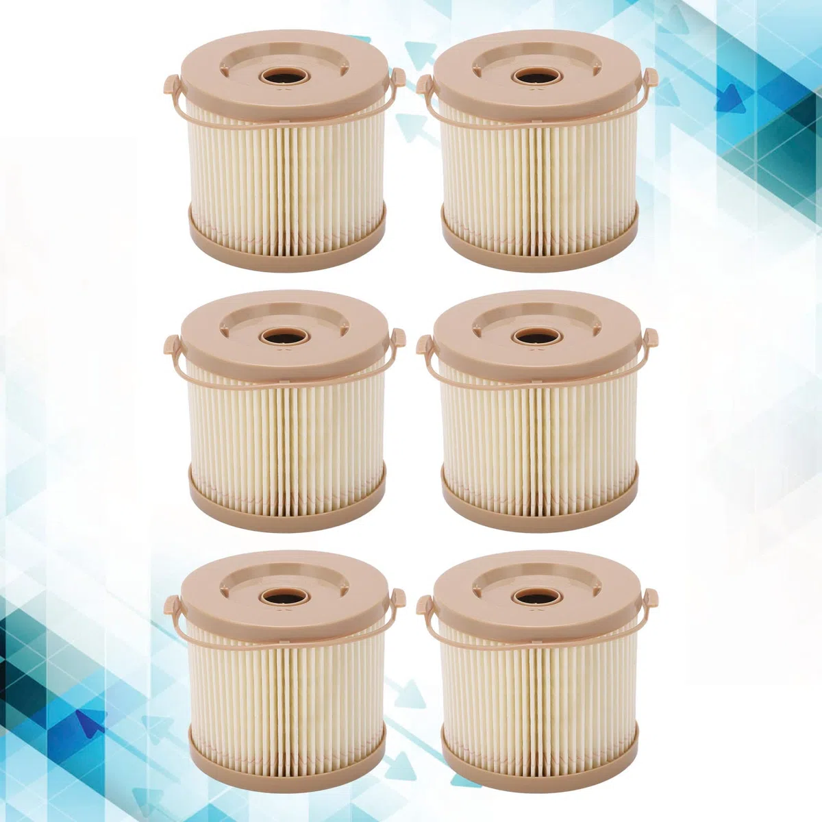 Separador de Agua del Filtro de Combustible, Reemplazo Kit de 6 Piezas Filtro de Agua de Aceite para RACOR 2010PM, OR 500FG, Calidad Alta para Hogar, Auto, Industria