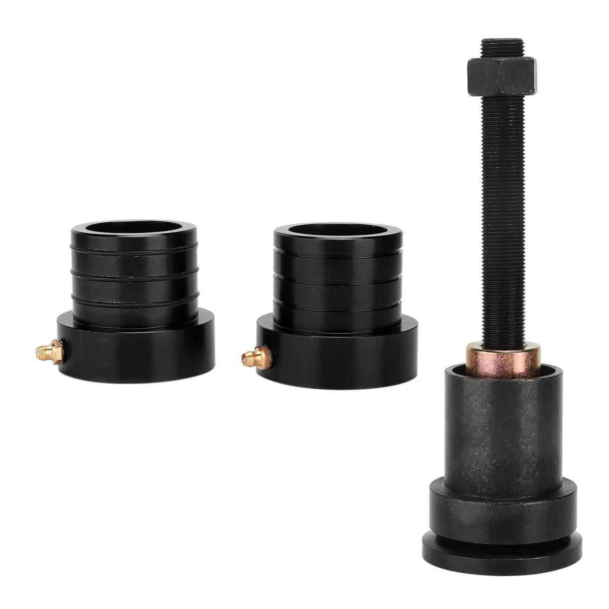 Herramienta de instalación de sellos de eje, MG21103, kit de herramientas de instalación de sellos laterales de eje delantero interno de 3 piezas de repuesto para Dana ALL 1987-2001(Negro)
