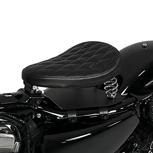 Asiento Solo de muelles SG12 Negro Triumph America/LT, Rocket III/Roadster, Speedmaster, Thunderbird/Commander/Storm