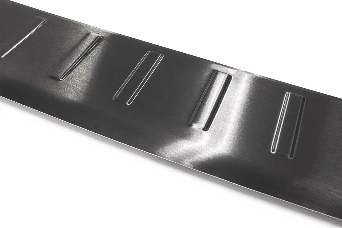 tuning-art L292 Protección Parachoques para VW T5 2003-2015 Antracita, Acero INOX