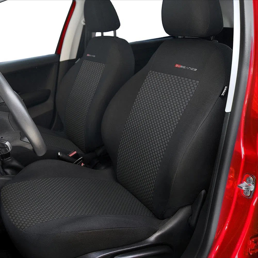 Mossa Fundas de Asientos adecuadas para Citroen Berlingo II Furgoneta (2008-2018) Solo Asientos Delanteros - Dos Individuales - E3