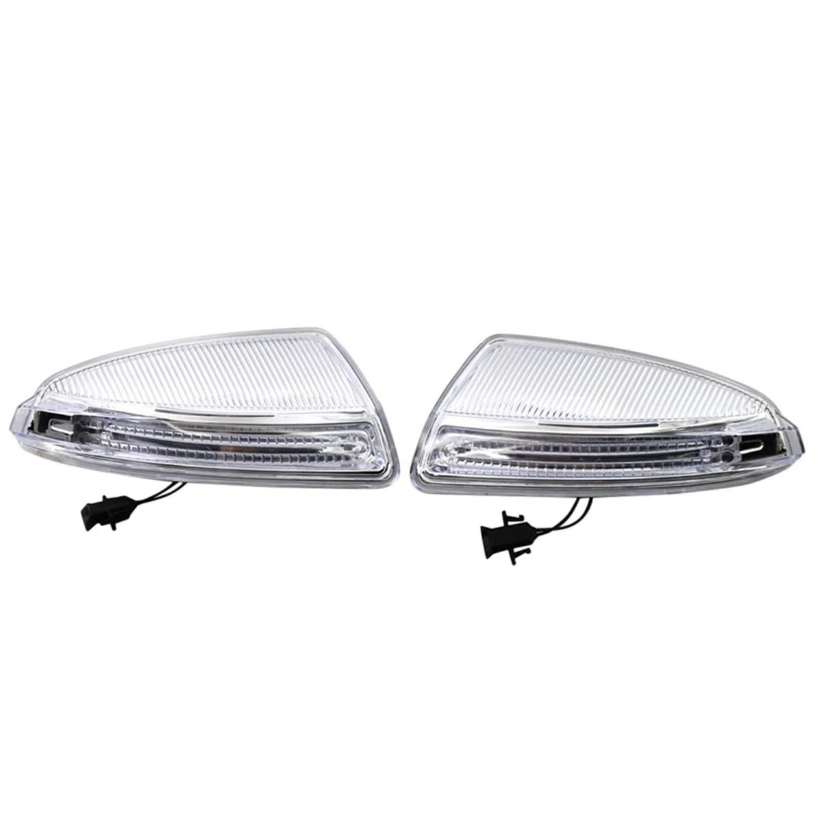 SKINII Luces Giro Intermitente Luz LED para Intermitente Espejo Retrovisor Coche para Mercedes para Benz para Viano para Vito W639 W204 S204 A2048200721 ​​A2048200821 Indicador Led Luces