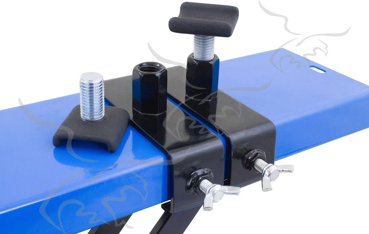 Soporte elevador de motos 500 Kg Caballete con sistema tijera. Mesa elevadora motocicletas
