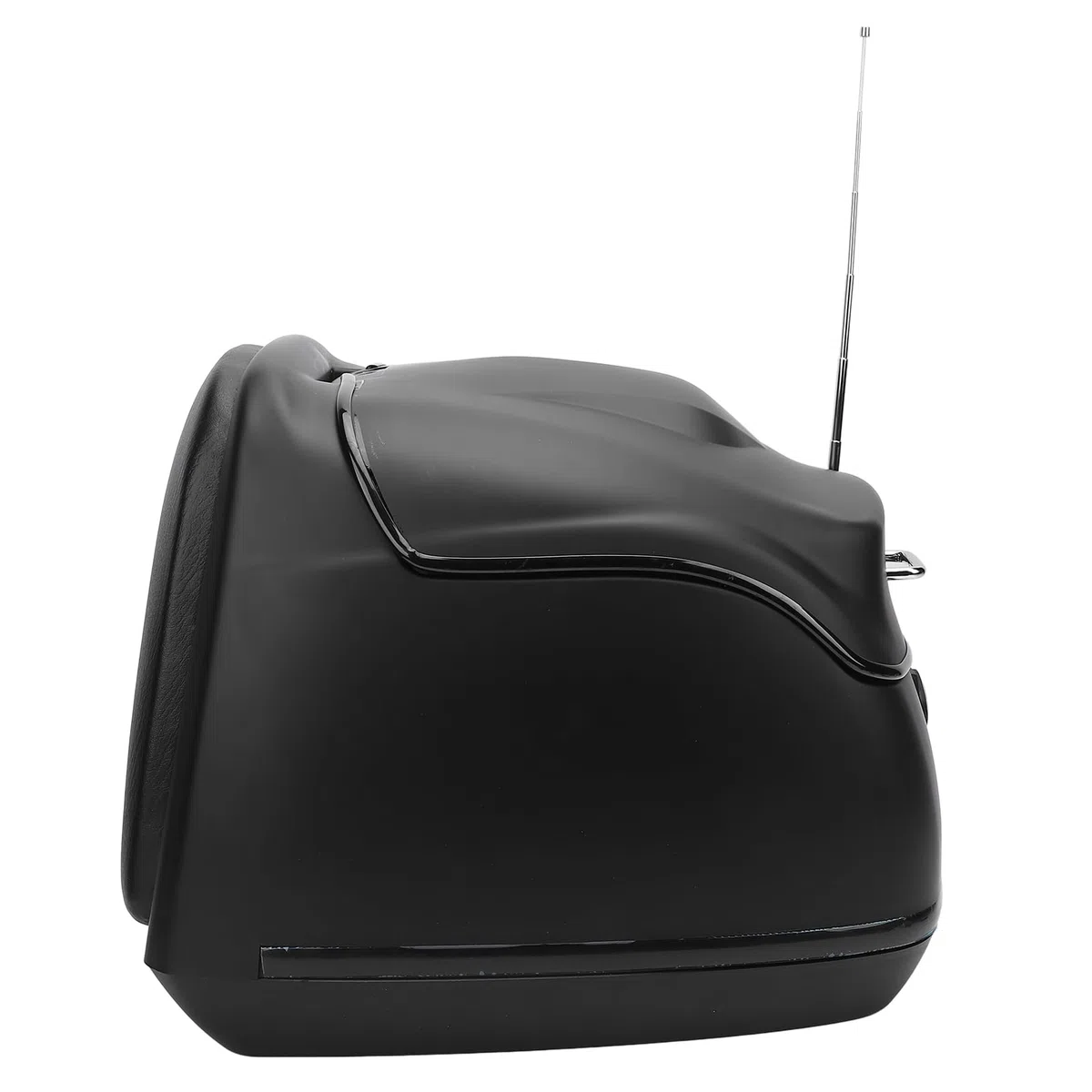 ANGGREK Baúl para Moto de 38L, Diseño Retro, Resistente Al Agua, Gran Capacidad para Moto y Patinete Eléctrico (Gold) (Gold) (Black)