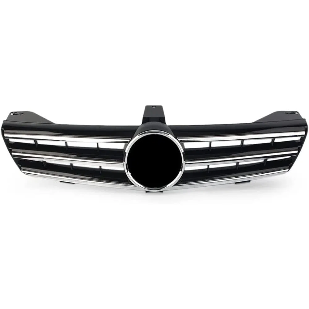 abrupt Rejilla Parachoques para Mercedes Benz CLS-Class C219 W219 2004-2007, Rejilla de Parrilla Delantera, Rejilla Delantera Tipo Riñón Parrillas de Riñón Capó, Rejilla de Parachoques Delantero