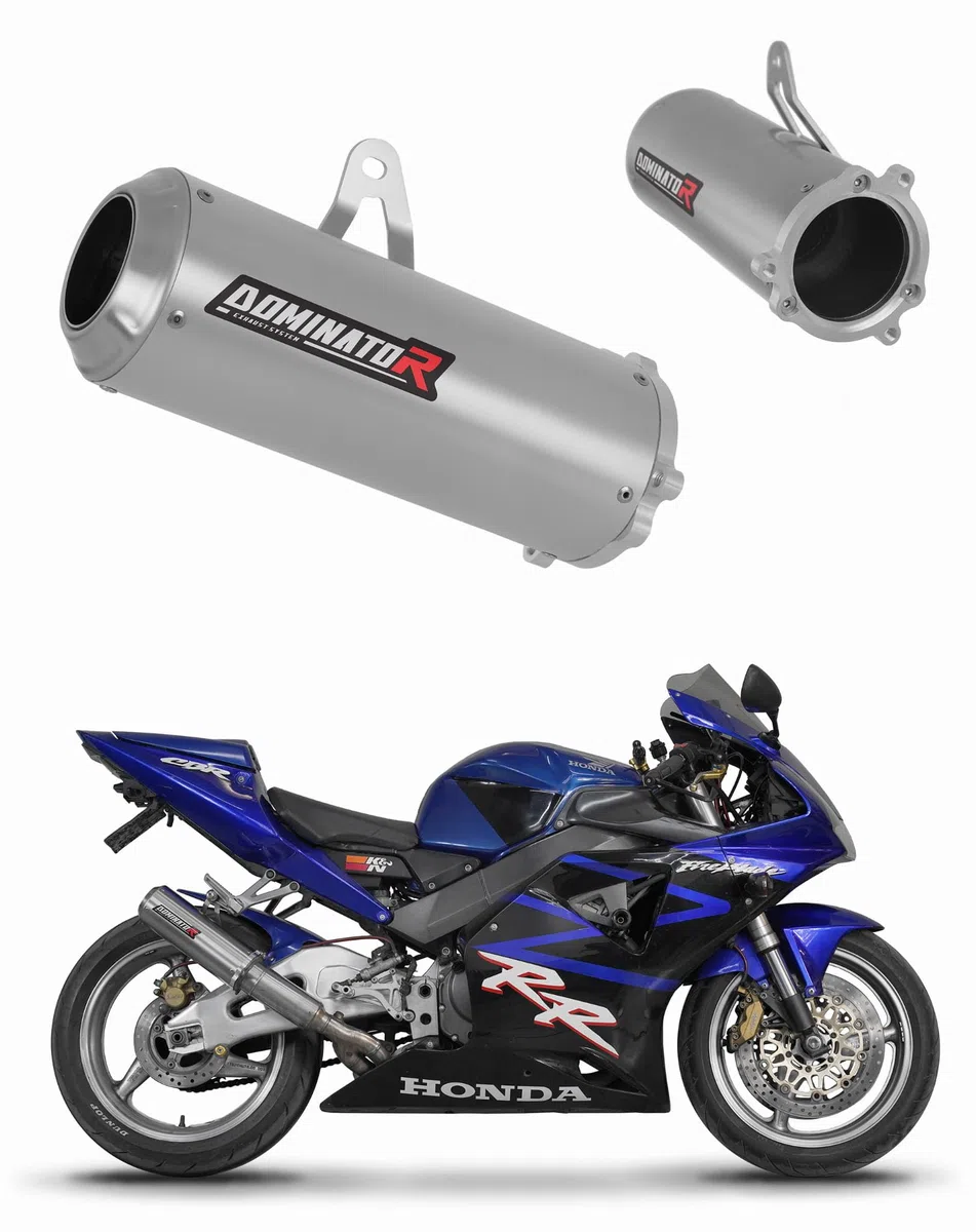 DOMINATOR Silenciador Escape GP compatible con CBR 954 2002-2003