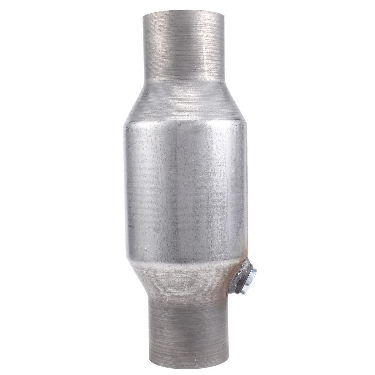 1 StüCk 2.5 Spun Catalizador Catalizador Catalítico Universal de Alto Flujo Acero Inoxidable 425250 Catalizador Catalítico de Escape