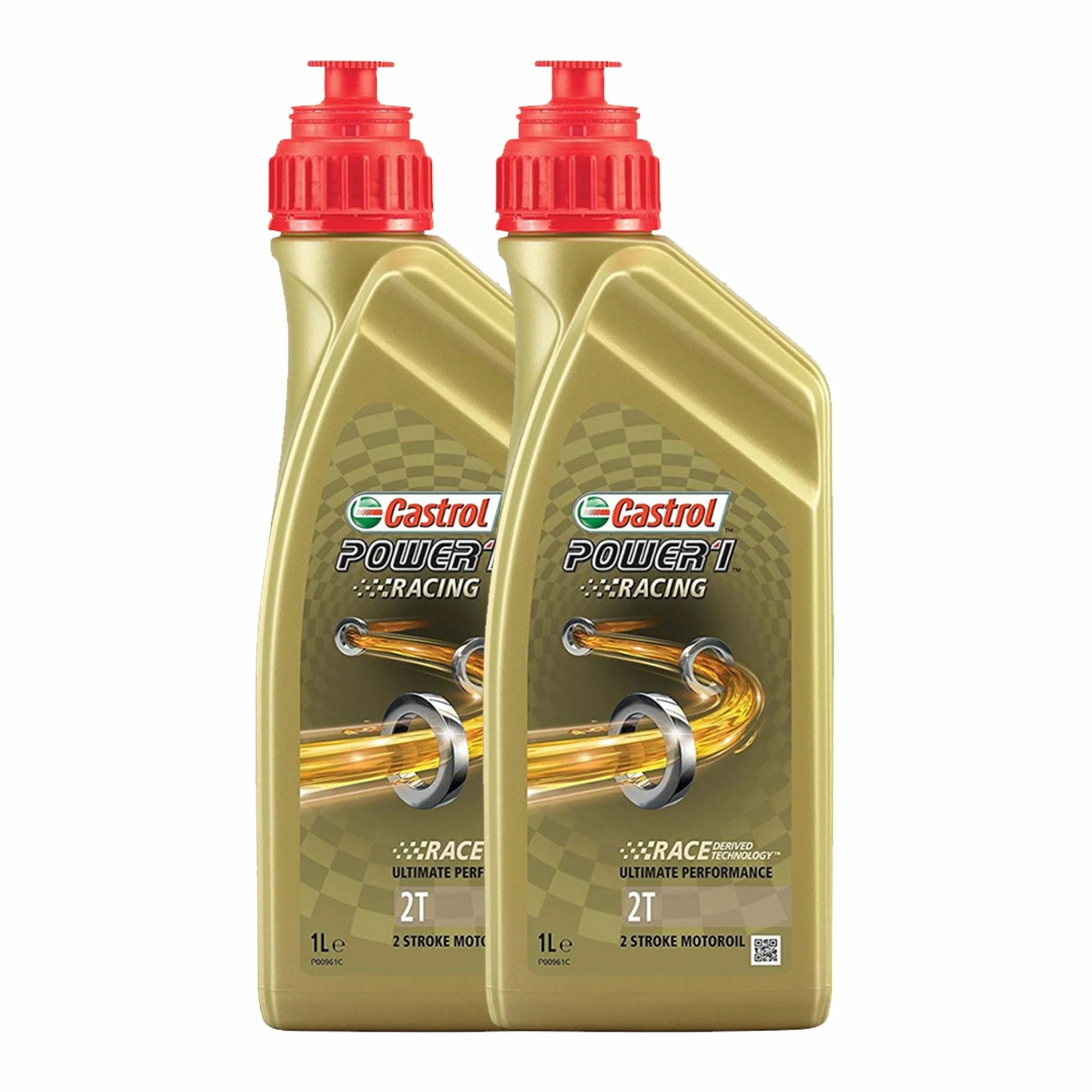 Aceite motor Castrol LUBRIALPHA Power 1 ULTIMATE 2T, 2 l (Pack de 2) (ANTES RACING)