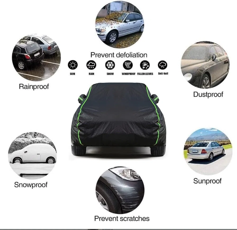 Funda Coche Exterior para Suzuki Vitara, Funda Coche Antigranizo, Impermeable Transpirable, Alta Elasticidad, Anti-UV Resistente Al Polvo Lluvia Nieve LK