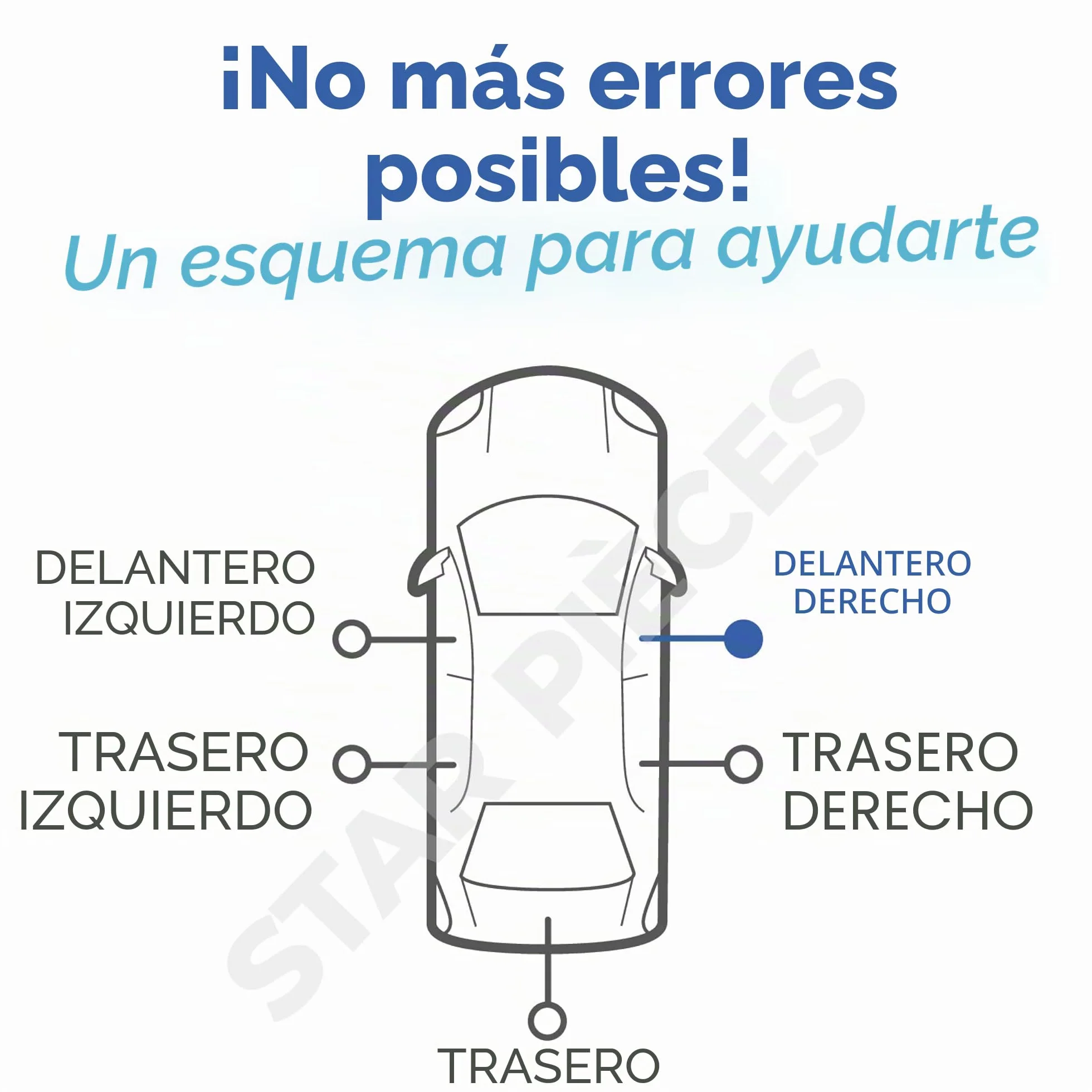 STARKIT PERFORMANCE Elevalunas compatible para Ford Maverick y Nissan Terrano (1993-2007) CON MOTOR DELANTERO DERECHO (pasajero) 807000F015, 807000F010, 807002X005