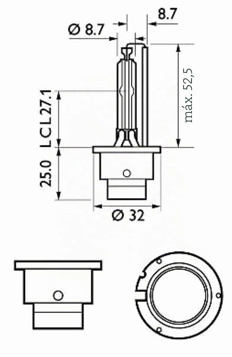 Philips MT-PH 85122XV2C1 Bombillas de Xenón