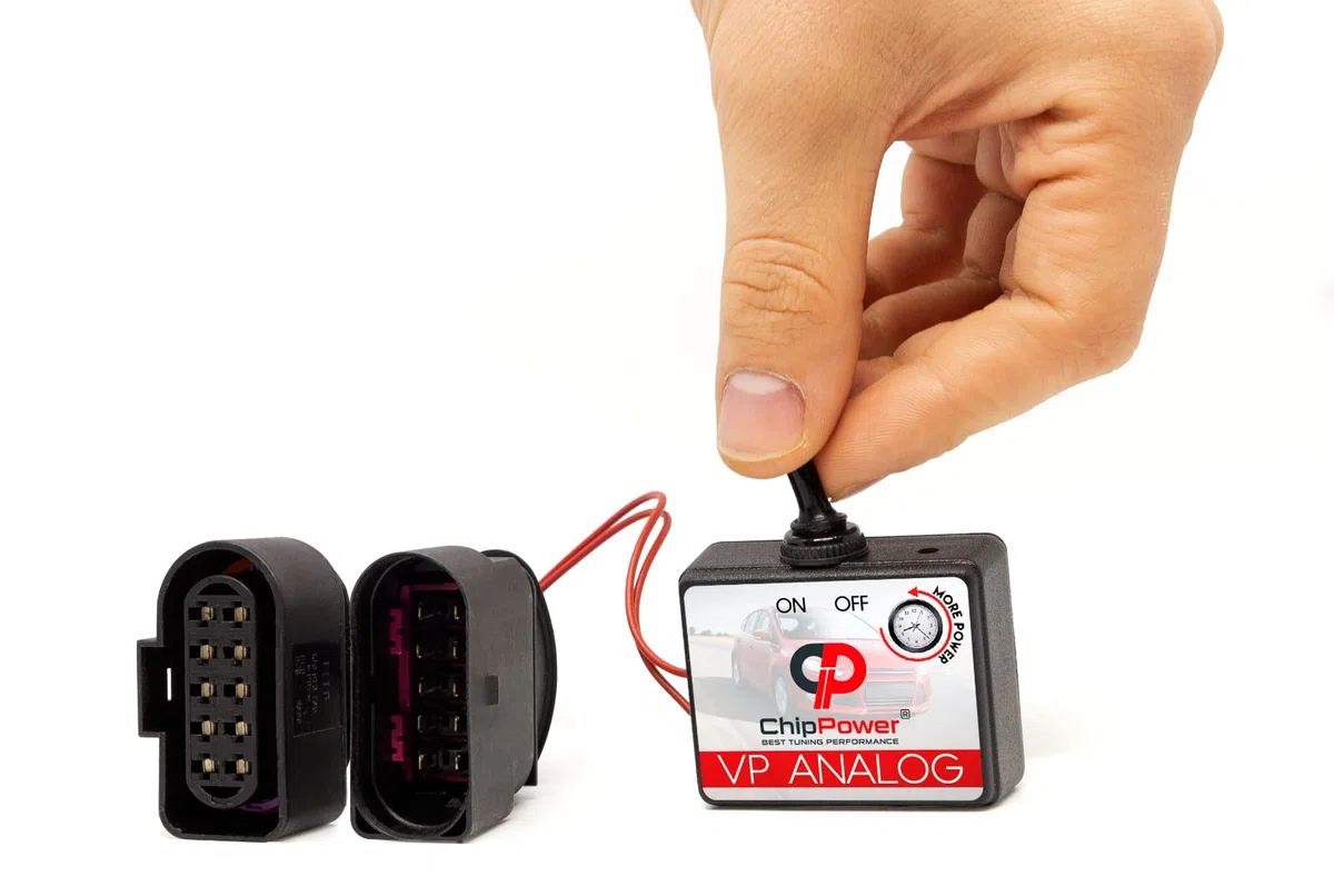 ChipPower Chip de Potencia VPA Analog al coche para Volkswagen T4 Mk4 IV Eurovan 2.5 TDI 1995-2003 Tuning Box Diesel ChipBox Más Potencia del Coche y Menor Consumo de Combustible