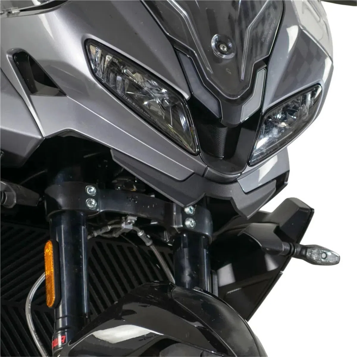 Motocicleta Alerón para Tiger para Sport 800 660 para Tiger 800 para Tiger660 Cubierta Alerón Pico Guardabarros Rueda Delantera Alerones Motocicleta(Carbon Look)