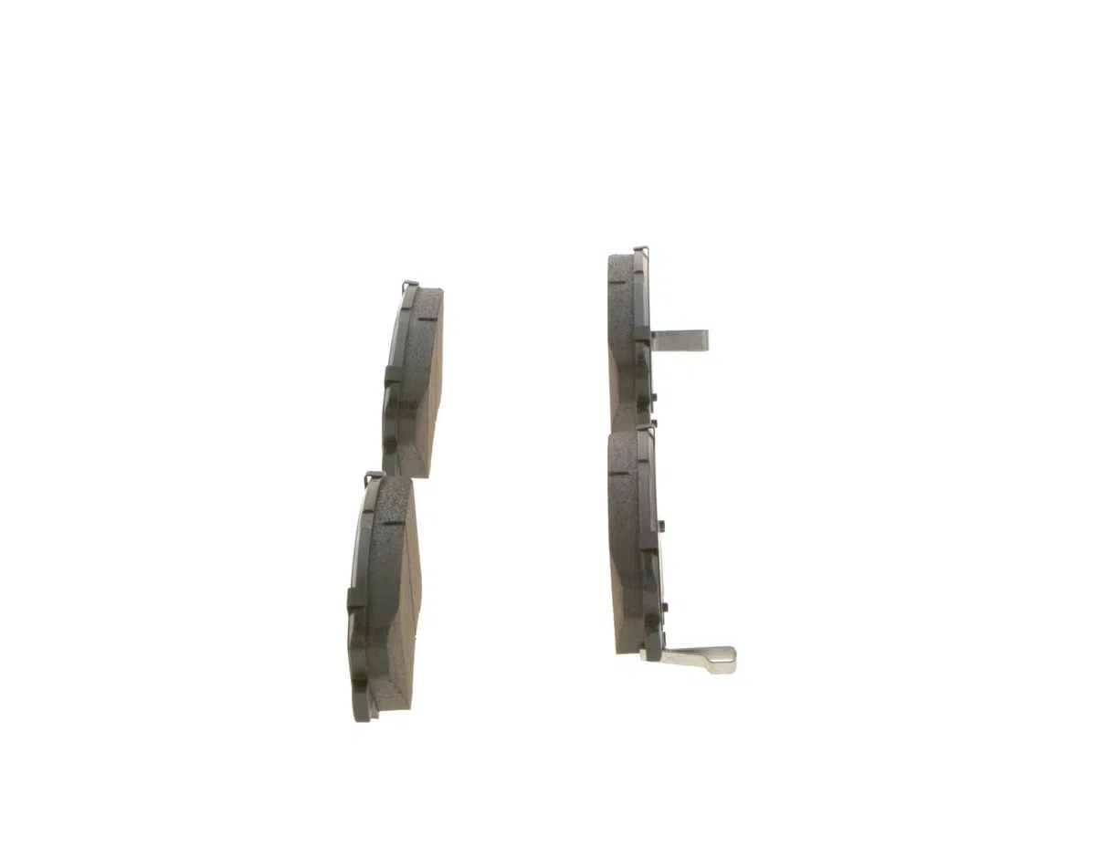 Bosch BP1686 - Pastiglie Freni Auto, Delantero - Calidad Bosch - Reducción de Ruido y Polvo - Certificación ECE-R90 - Sin Cobre - 1 Juego de 4 Pastillas