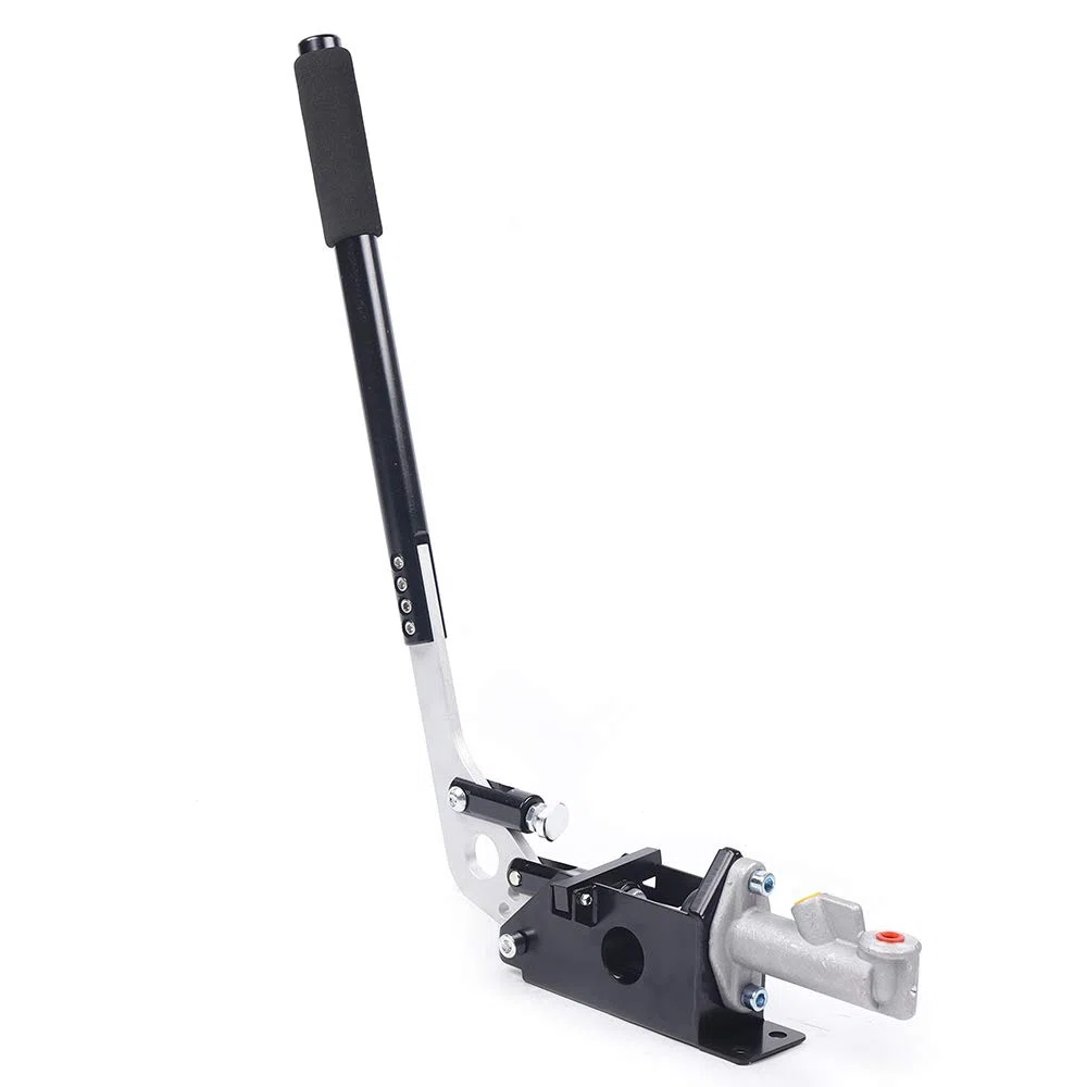 Freno de mano PC hidráulico Fly-Off Rally Drift M8 / M13, Freno de mano extendido de pie, Rally Drift Horizontal Vertical Ajustable (Negro)
