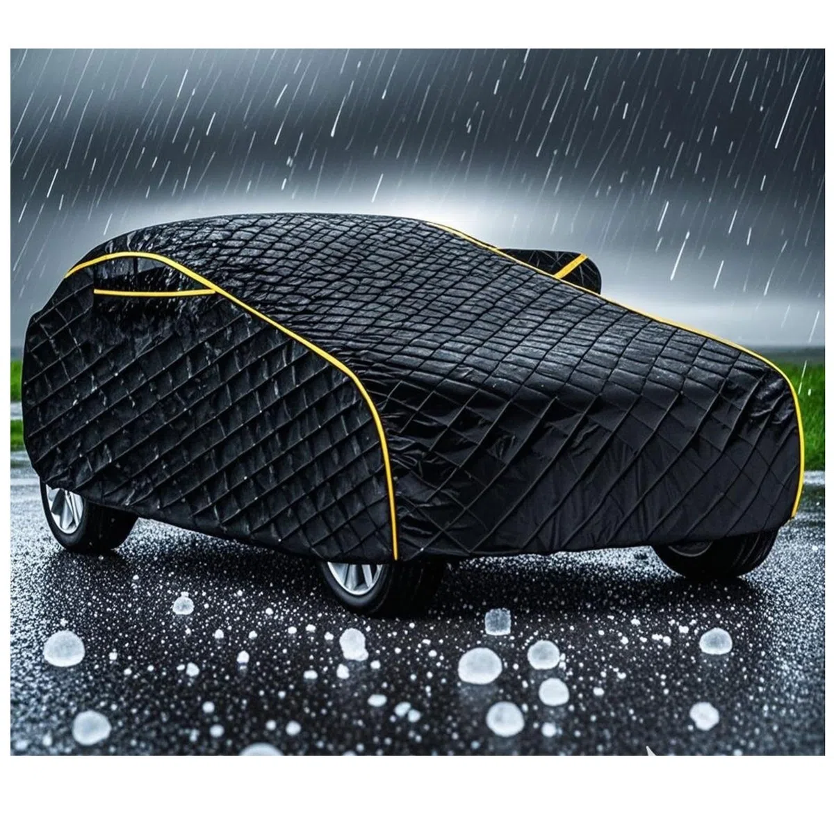 Funda Coche Antigranizo para Toyota C-HR 2.0 Hybrid GR Sport,Personalización Especial del vehículo,protección contra Granizo,protección contra Nieve intensa,Extra Grueso