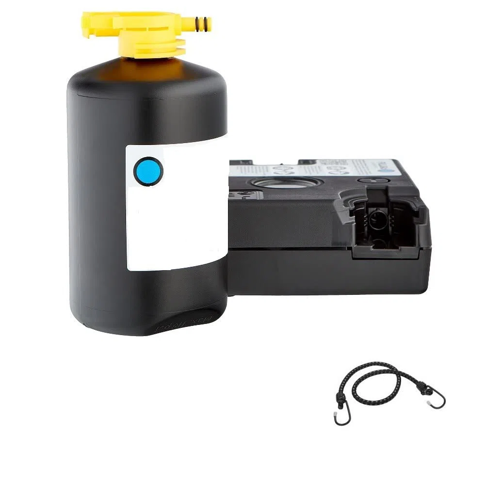 Compatible con Mercedes-AMG Kit REPARACIÓN AUTOMÁTICA DE NEUMÁTICOS con COMPRESOR Y LÍQUIDO SELLADOR Dunlop Tech 450ML