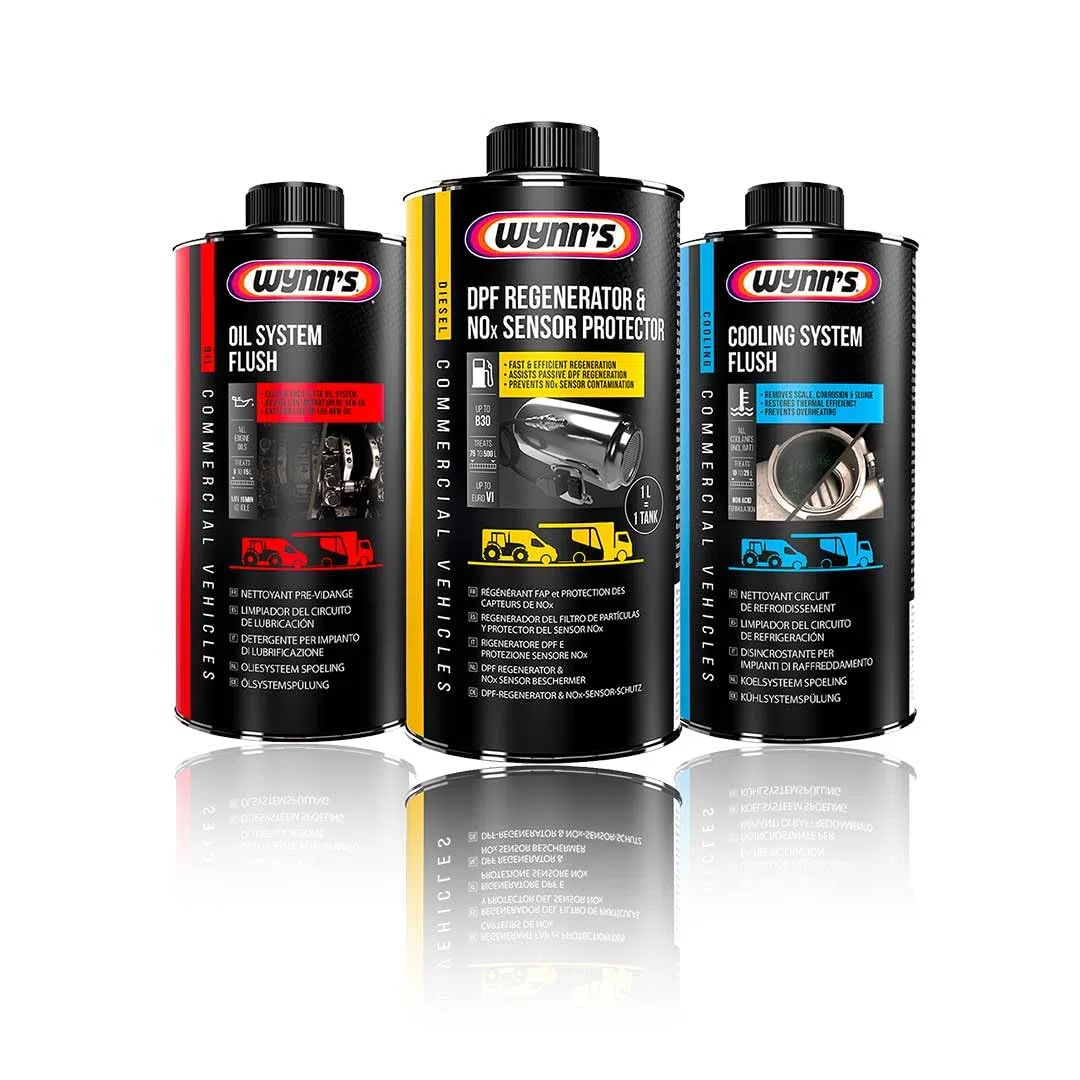 Wynns Regenerador DPF para vehículos comerciales y protector de sensor de NOx, limpia los filtros diésel bloqueados y reduce las emisiones de hollín, optimiza el rendimiento del sensor, 1 litro
