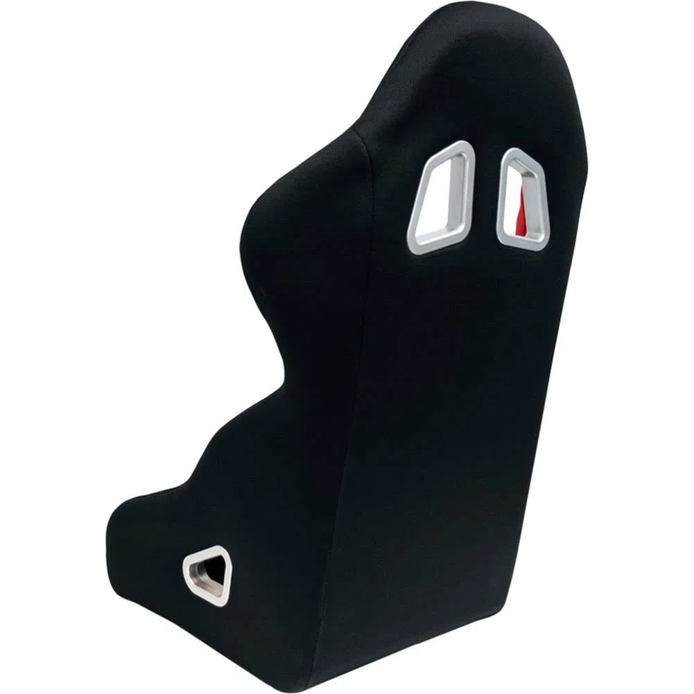 AUTO-STYLE Asiento Deportivo 'K5' - Negro/Rojo - Respaldo Fijo - incl. Correderas