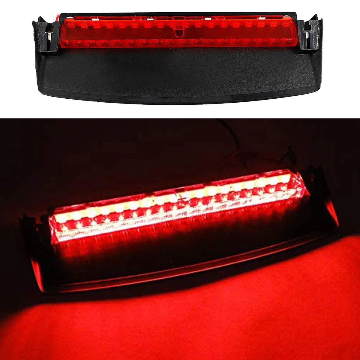 panthem Tercera luz de freno, lente roja LED central alta luz de estacionamiento de repuesto para A-udi A4 B8 Sedan 2008-2015 8K5945097