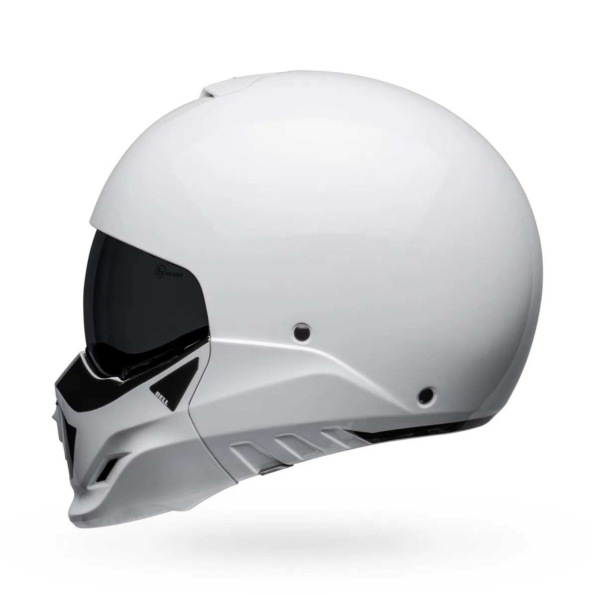 BELL Broozer - Casco (Duplet blanco brillante, grande)