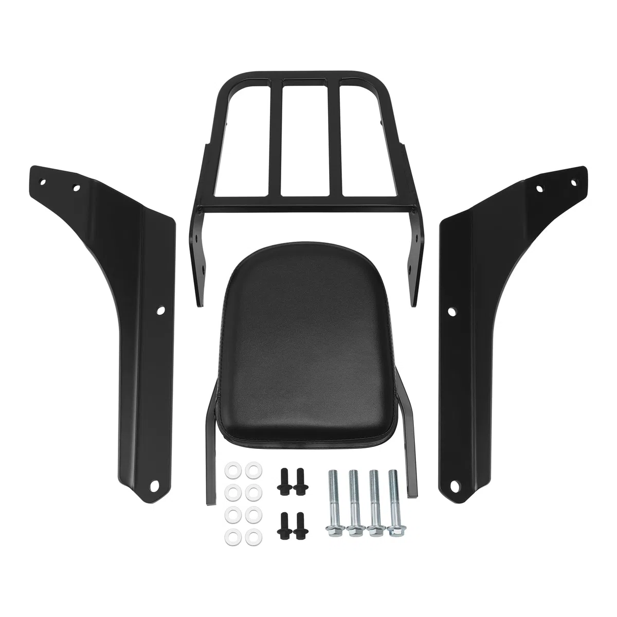 Respaldo Sissybar con portaequipajes para Honda Shadow Phantom 750 VT750C2B y Spirit 750 VT750C2 (38 cm)