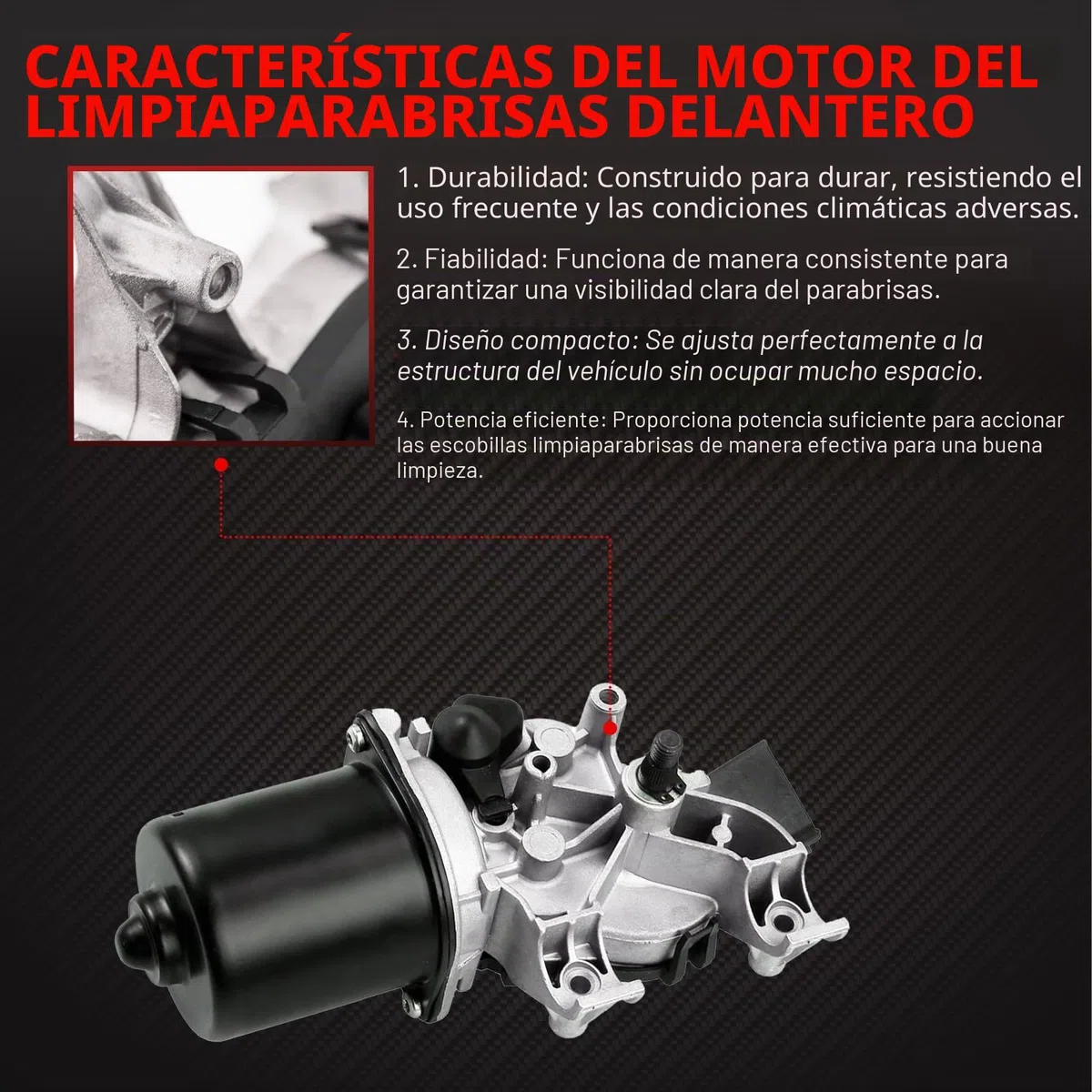 Reemplazo del motor del limpiaparabrisas delantero para Clio III BR0/1 CR0/1 2005-2014 Grandtour 2008 - Van SB_ SR_ 2005 - Accesorios para automóvil Pieza # 7701061590 53567502 8200268931 579738