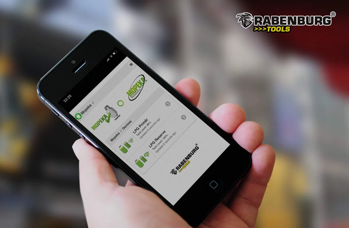 Indicador del Contenido de los Cilindros de Gas por MOPEKA Bluetooth - Indicador de Nivel para Camping y autocaravanas