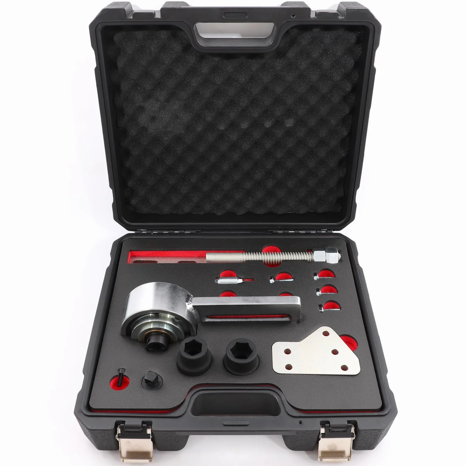 Juego de 14 Multiplicadores de par compatible con Ford 1.0 2.0 EcoBoost Duratec Motores, Amplificador de par de Torsión 1:5, Herramienta para Desmontar la polea del cigüeñal 303-1611 303-1611-01