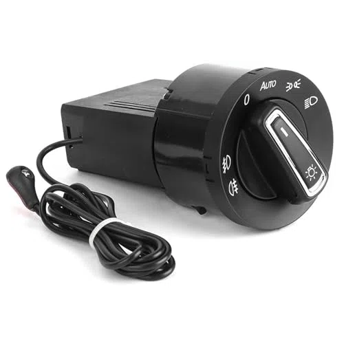 Yosoo Health Gear Interruptor de Faros con Módulo de Sensor de Luz, Material ABS, Control Automático para SEAT I MK4 B5 9N 9N3, Mejora la Visibilidad con Respuesta Rápida