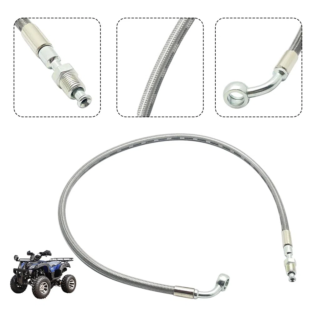Manguera de freno delantero izquierdo para Polaris Sportsman 400 450 500 570 600 700 800 Scrambler 500 Trail Blazer 250 330 Trail Boss 330 Magnum 330 ATP Hawkeye (izquierda)