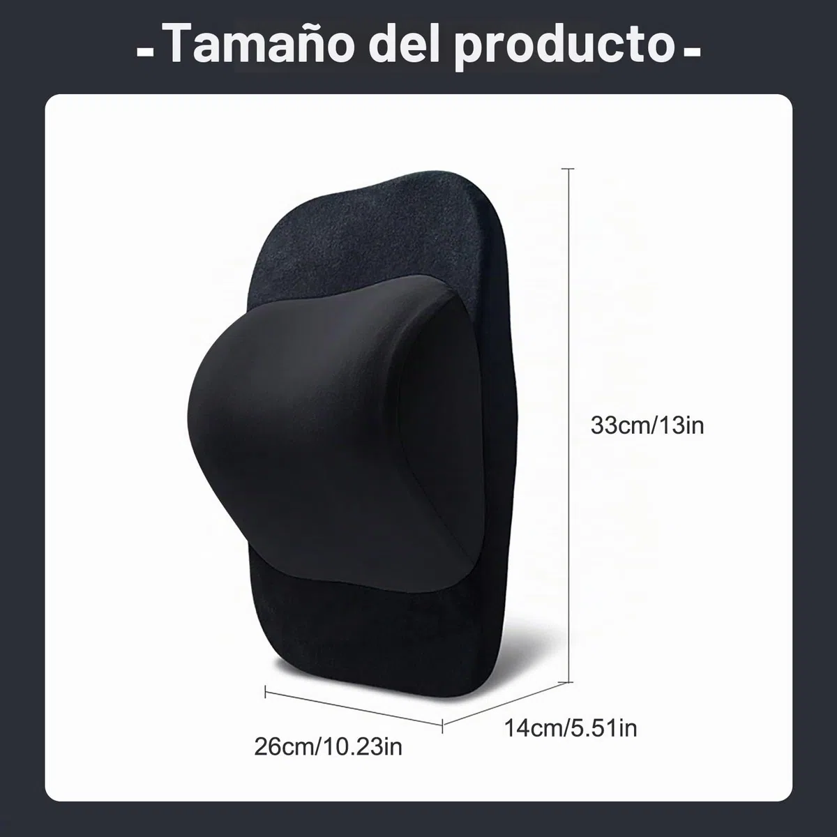 ZATOOTO Ajustable Reposacabezas Coche, Cojin Almohada Cervical Coche para Condu Oficina Gaming, CóModas Transpirables (Negro)