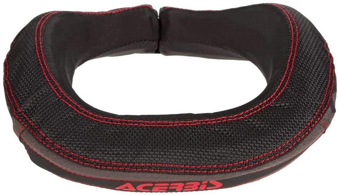 Acerbis 0023931.323 Collar para Niño X-Round, Negro Rojo