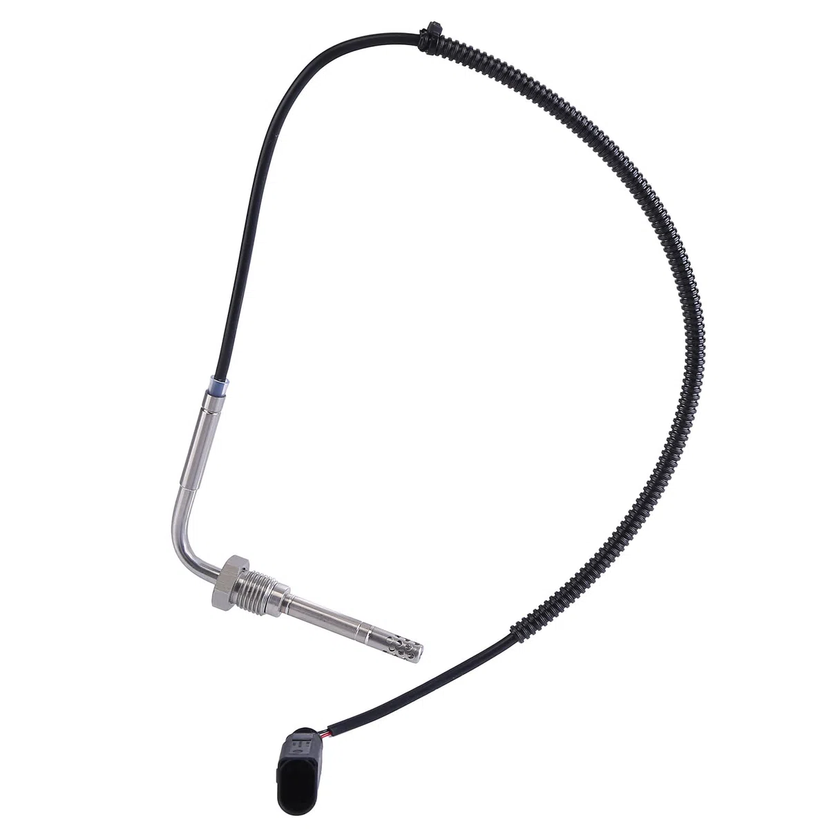 Sensor de temperatura de los gases de escape Sensor de temperatura 038906088D Compatible para 2.7 3.0 A6 (4F,C6) hasta Bj.03/2008
