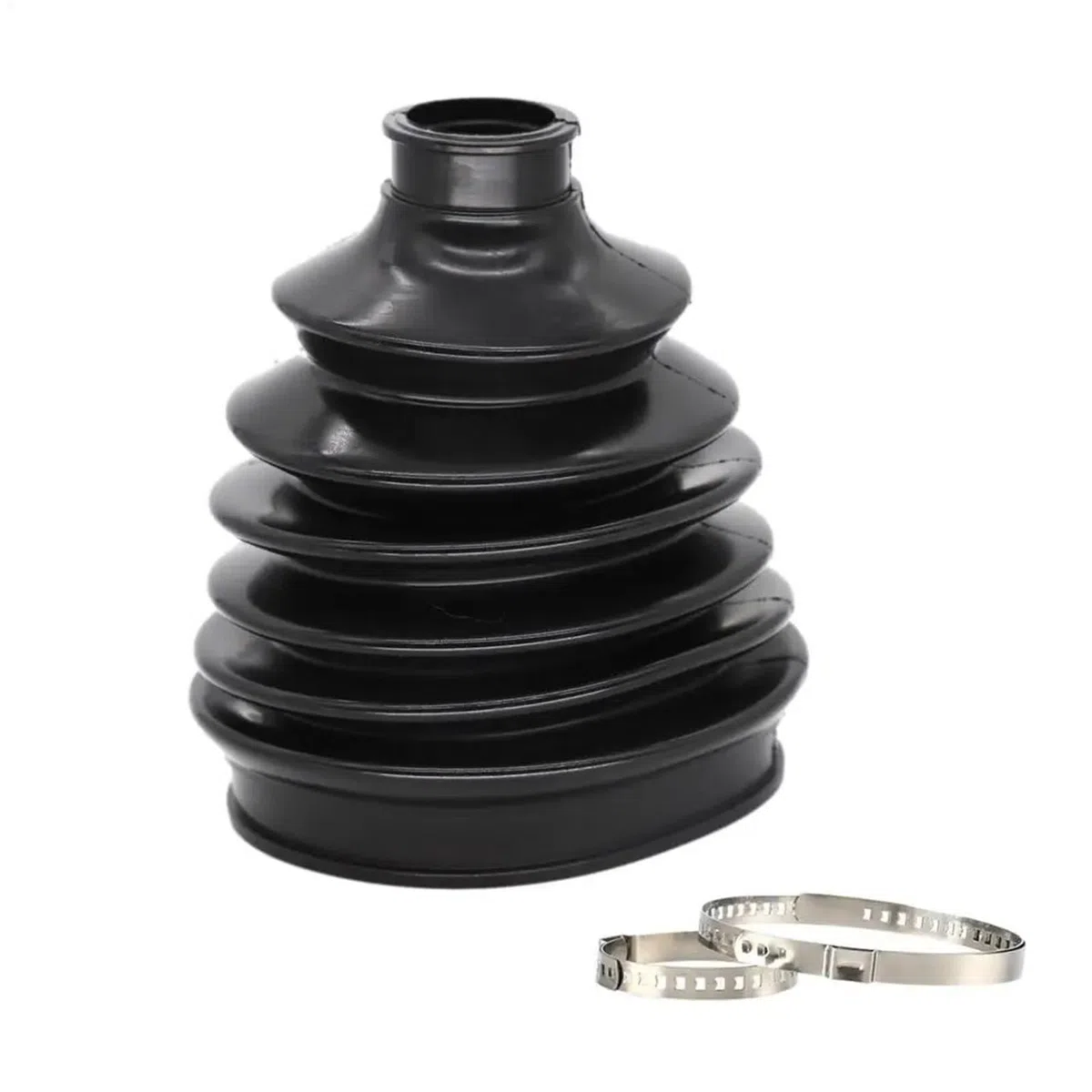 Bota De Junta CV Kit Universal Dividido para Guardapolvos de Junta homocinética, Fuelles Exteriores elásticos para Eje de transmisión, Abrazadera Redonda de Velocidad