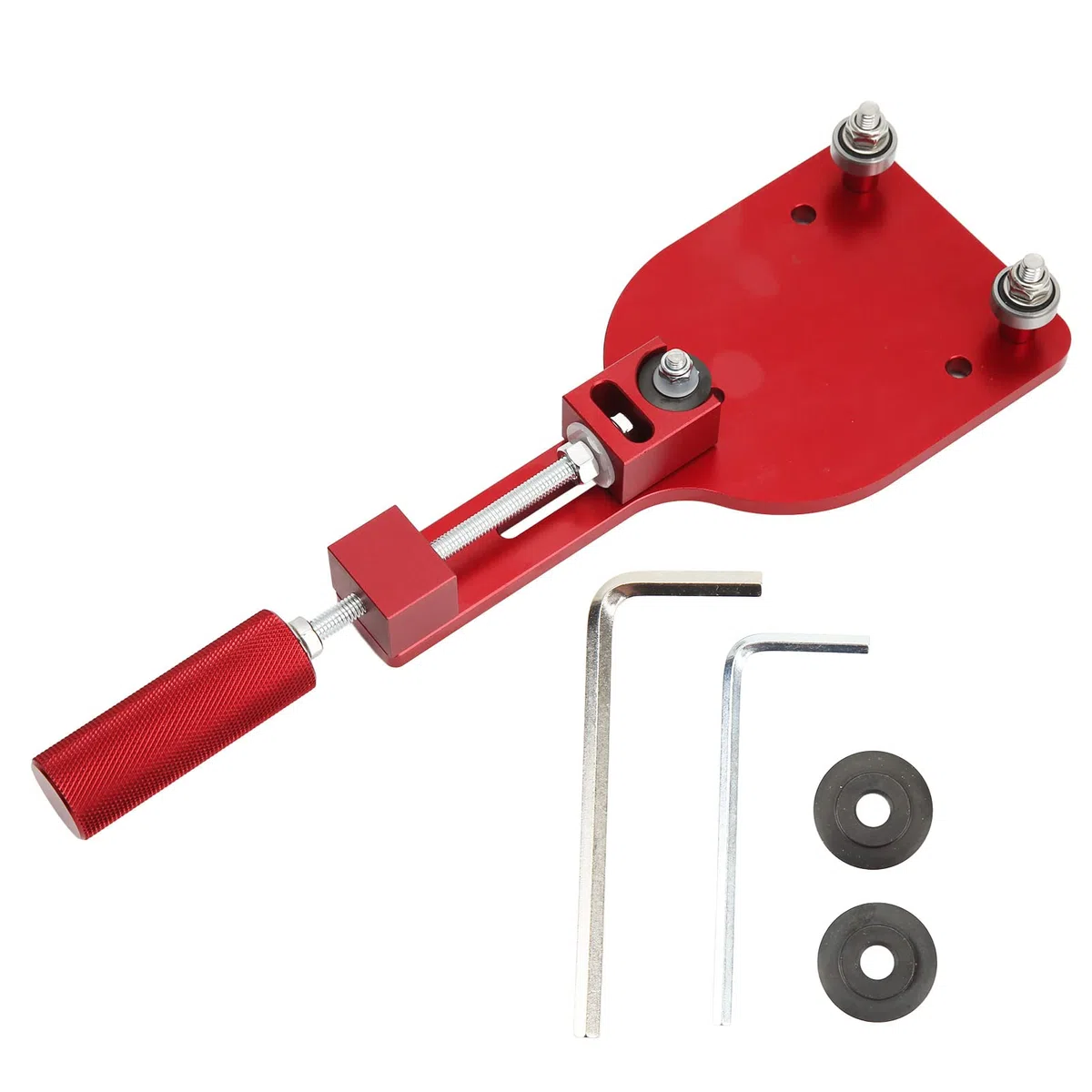 Cortador de Filtro de Aceite KIMISS, Aleación de Zinc de Alta Eficiencia 77750 Fácil de Operar para un Rango de Corte de Filtro de 2-3/8 a 5 Pulgadas (Rojo)