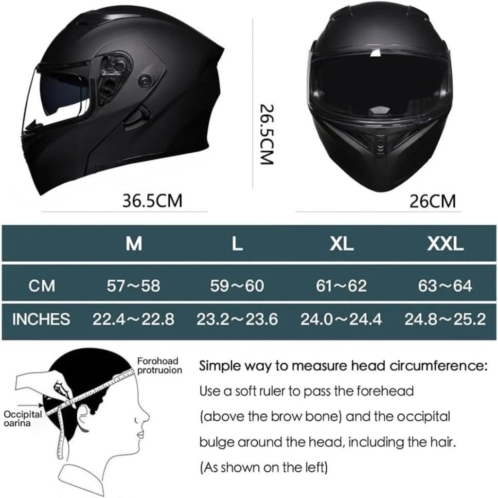 Casco Moto Modular con Bluetooth Integrado, ECE Homologado Casco Integrales Flip Up Moto Jet Scooter para Mujer Hombre Adultos Antivaho Doble Visera