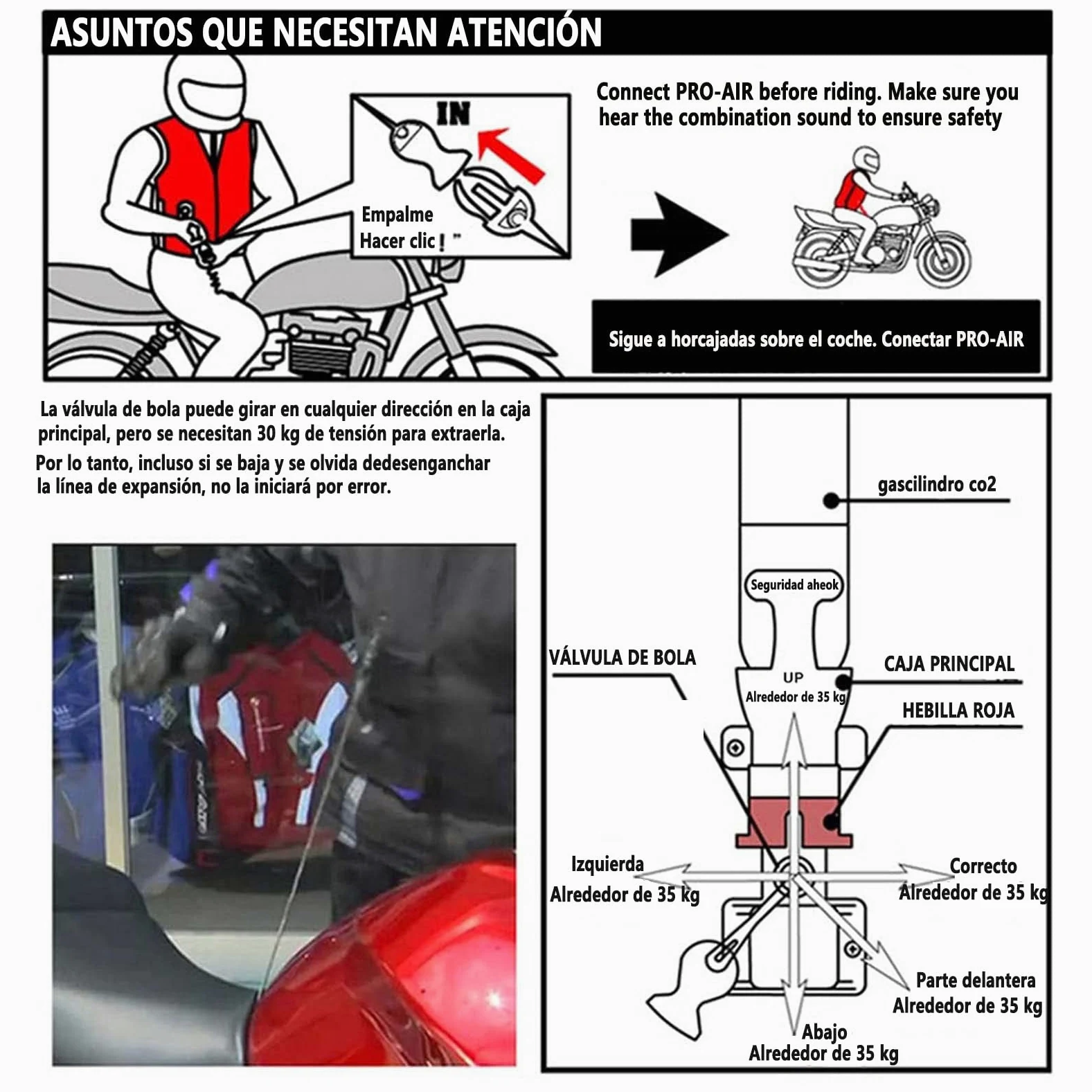 Chaleco Airbag Moto,Chalecos Reflectantes Hipica Moto Homologado Reutilizable Chaqueta Hombres Mujer con Protecciones